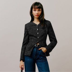 (NWT) REFORMATION TWEED JACKET